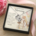 Saddle Up Mommy Necklace Double Hearts Necklace