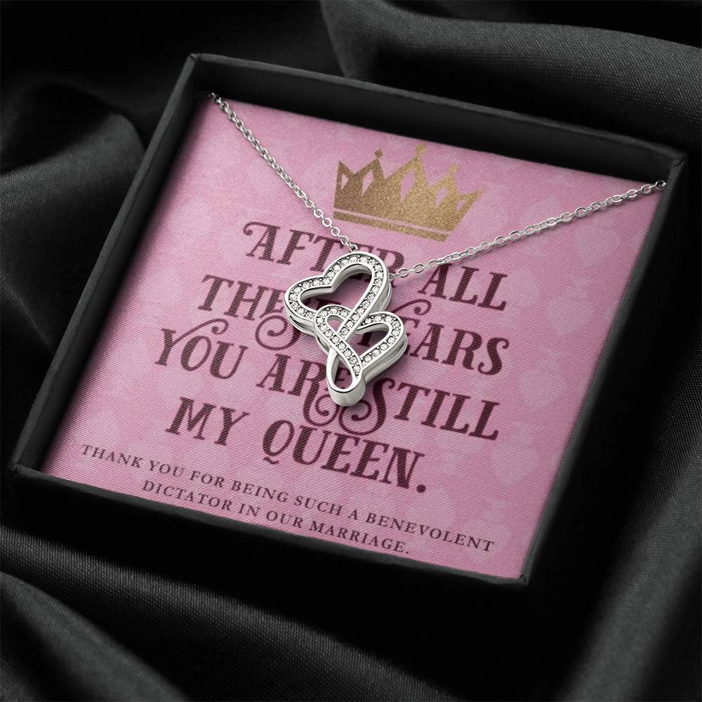 LOVE YOU FOREVER 💕 Double Hearts Necklace