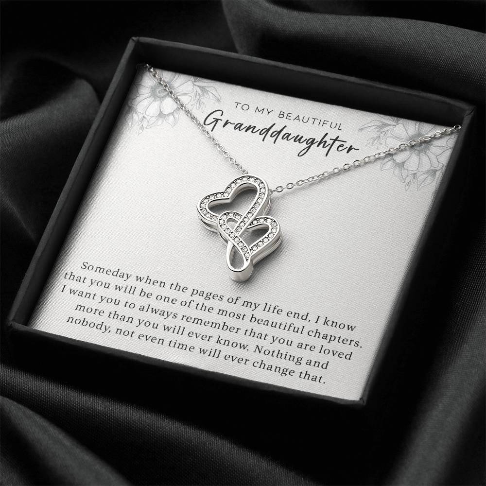 Pages Of My Life Double Heart Necklace 2 Double Hearts Necklace