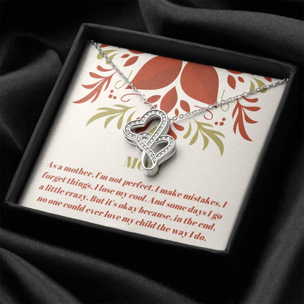 Mother And Daughter Necklace Set Mothers Day Gift Matching Mother Daughter Necklaces Wedding Gift Birthday Double Hearts Necklace