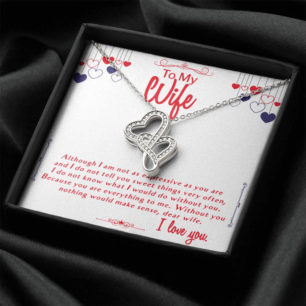 Collection Wife - Double Heart Necklace Double Hearts Necklace