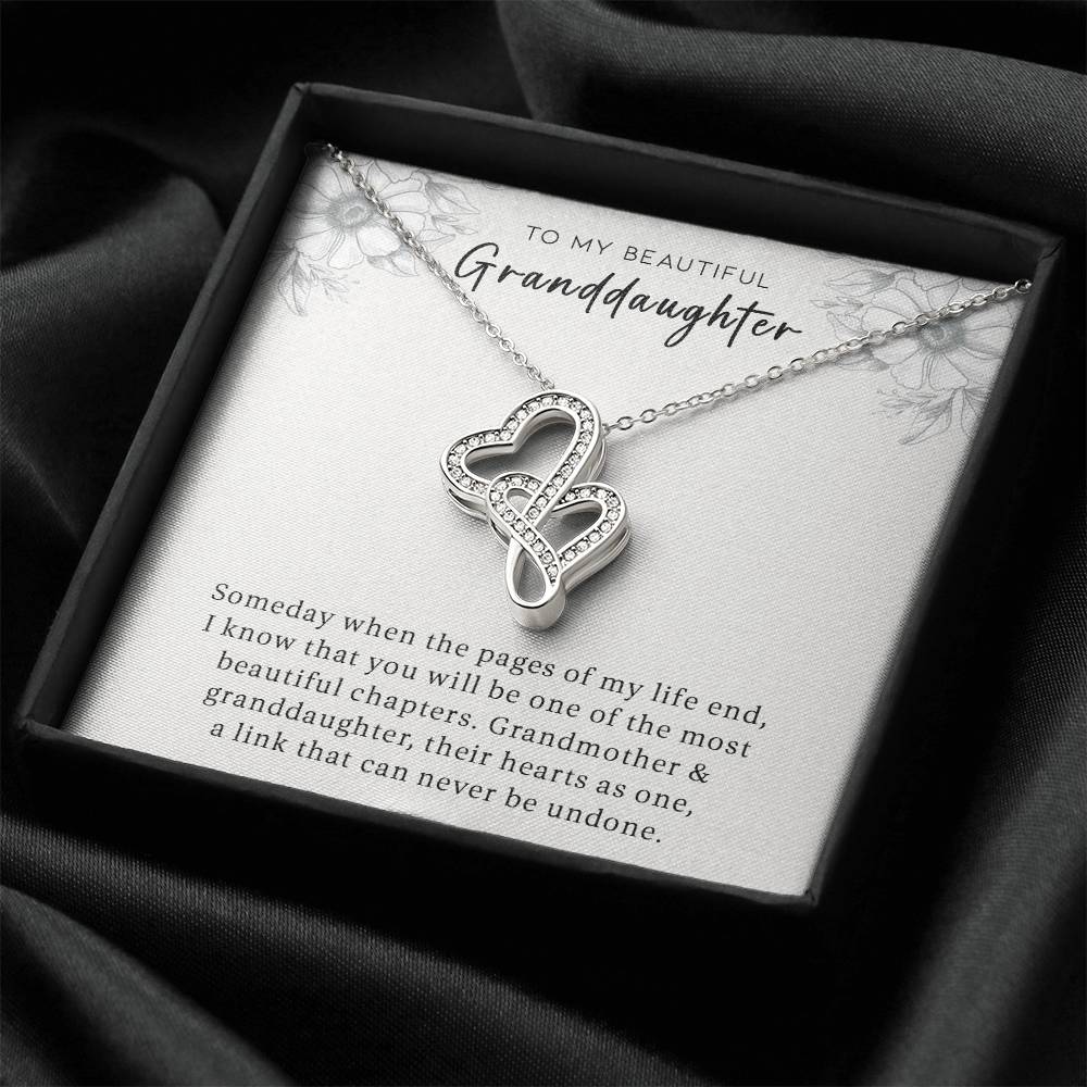Pages Of My Life Double Heart Necklace Double Hearts Necklace