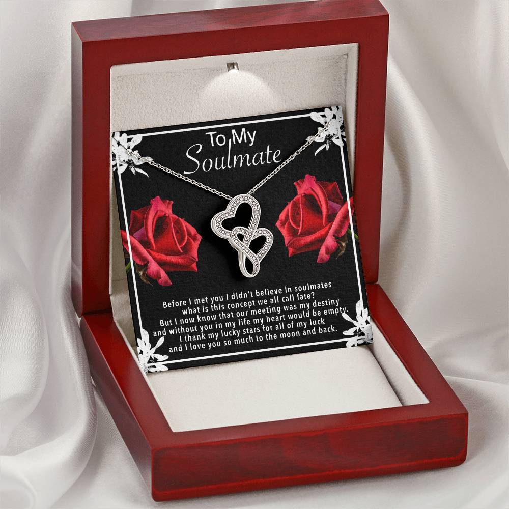 Double Hearts Soulmate Necklace Double Hearts Necklace