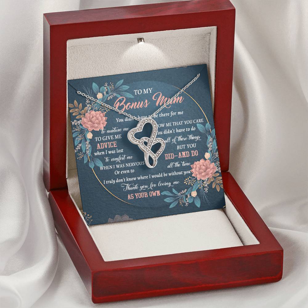 Nvst-220198-Bonus Mum Double Hearts Necklace