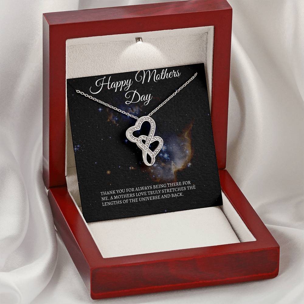 Double Hearts Mother Day Double Hearts Necklace