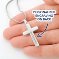 Cross Necklace  Gift For Father Father Birthday Gift Father Cross Necklace For Dad Father Daughter Gift Christian Gift Dad
