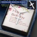 Birthday Gift For Mother  Best Birthday Gifts For Mom Customize Engraved Cross Necklace