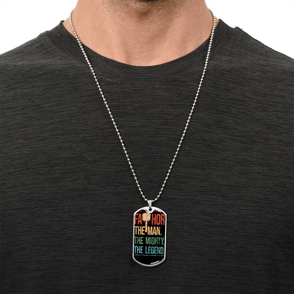 Luxury Dog Tag For Superhero Dad´S I Father´S Day Gift I Dad To Be Gift - Army Tag Necklace, Dog Tag Necklace