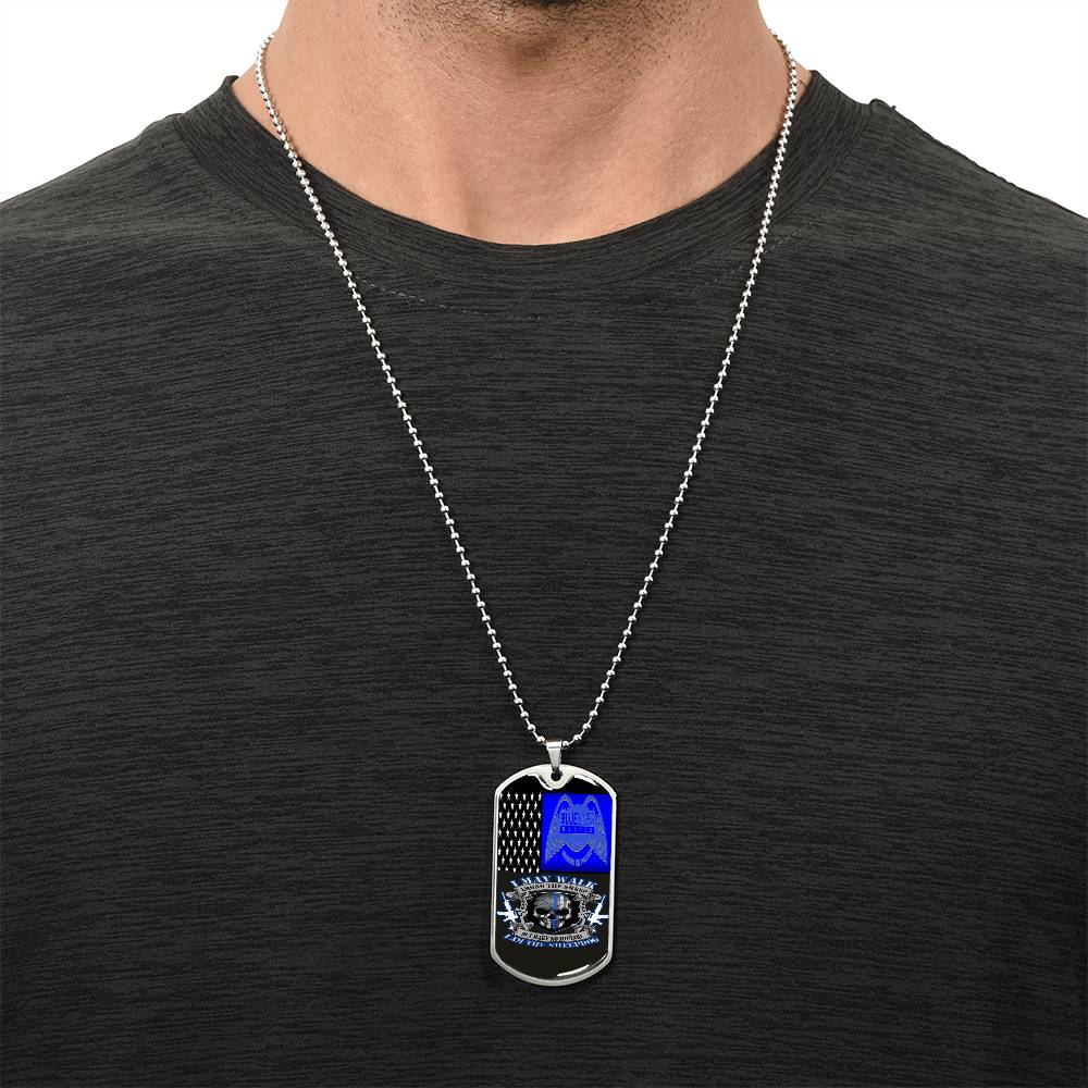 Salute Our Heroes - Army Tag Necklace, Dog Tag Necklace