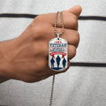 I'm A Veteran Pendant, Best Gift For Veteran, Veteran Jewelry, Veteran Necklace, Veteran Day Pendant For Us Veteran - Army Tag Necklace, Dog Tag Necklace