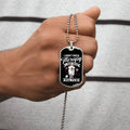 I Love Maltese - Army Tag Necklace, Dog Tag Necklace