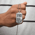 Affectionate Women Are Born In September Luxury Necklace With Dog Tag Silver - Army Tag Necklace, Dog Tag Necklace