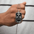 Lvn Dog Tag Necklace - Army Tag Necklace, Dog Tag Necklace