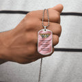 Chess Theme Dog Tag Necklace For Daughter - Army Tag Necklace, Dog Tag Necklace