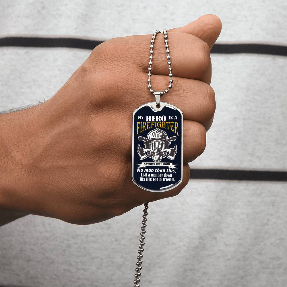 Happy Fathers Day Dog Tag Design - Army Tag Necklace, Dog Tag Necklace