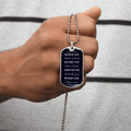Best Graduation Gift - Army Tag Necklace, Dog Tag Necklace