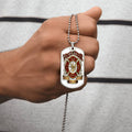 Best Gift For Firefighter - Army Tag Necklace, Dog Tag Necklace