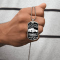 Never Forget I Love You - Love Mom - Dog Tag - Army Tag Necklace, Dog Tag Necklace