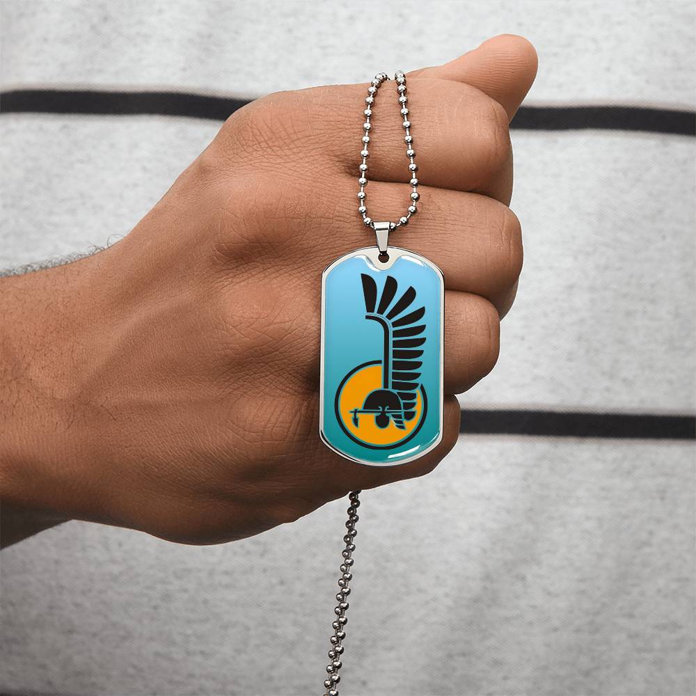 Gorgeous Dog Tag For Polish First Armoured Division - Army Tag Necklace, Dog Tag Necklace