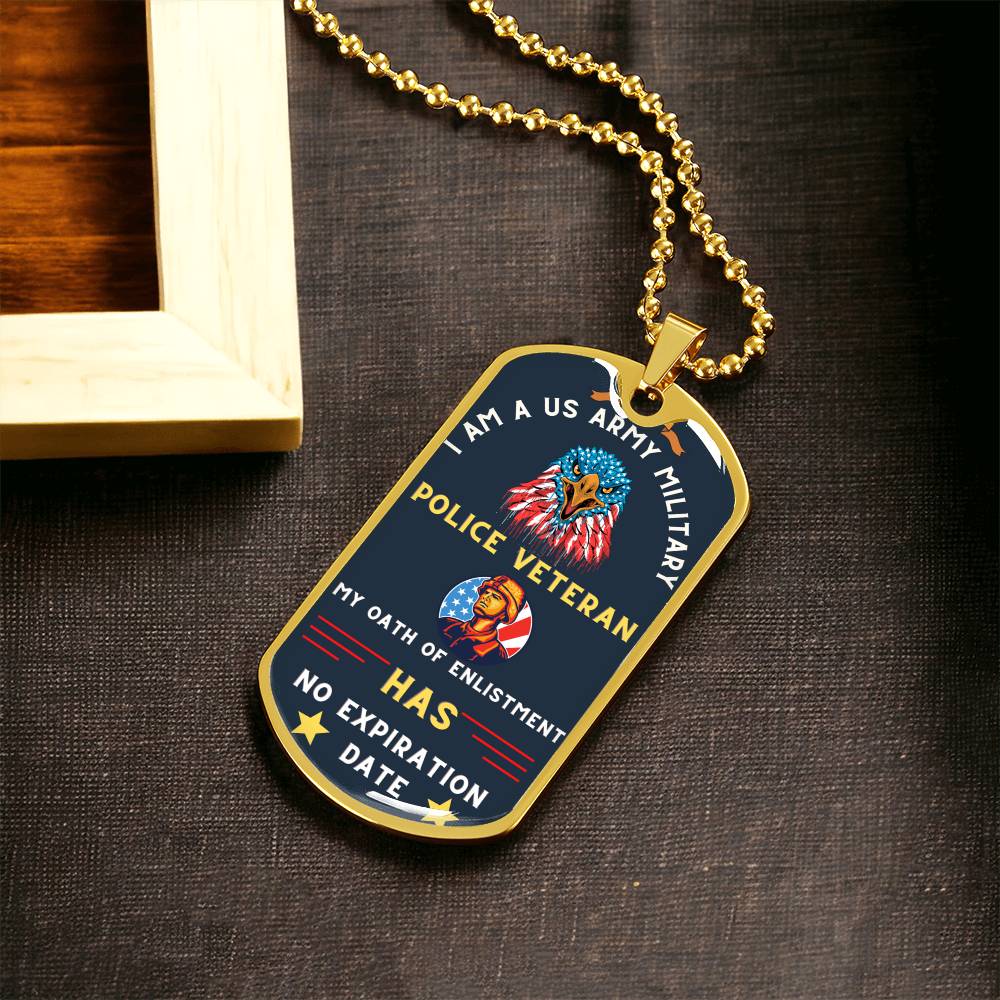 Military Police S Dog Tag - Army Tag Necklace, Dog Tag Necklace