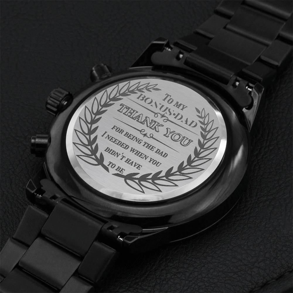 Dad When You Didn't Have Engraving Chronograph Watch