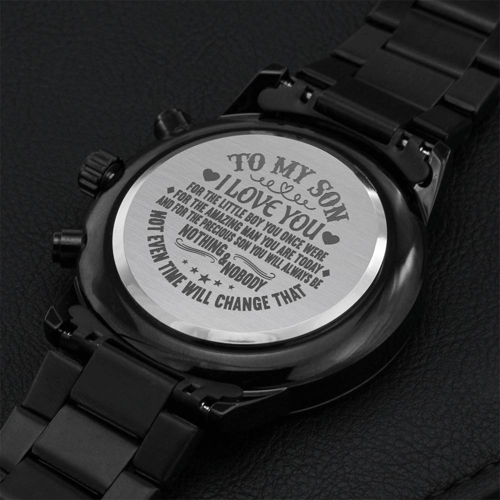 My Precious Son - Chronograph Watch Engraving Chronograph Watch