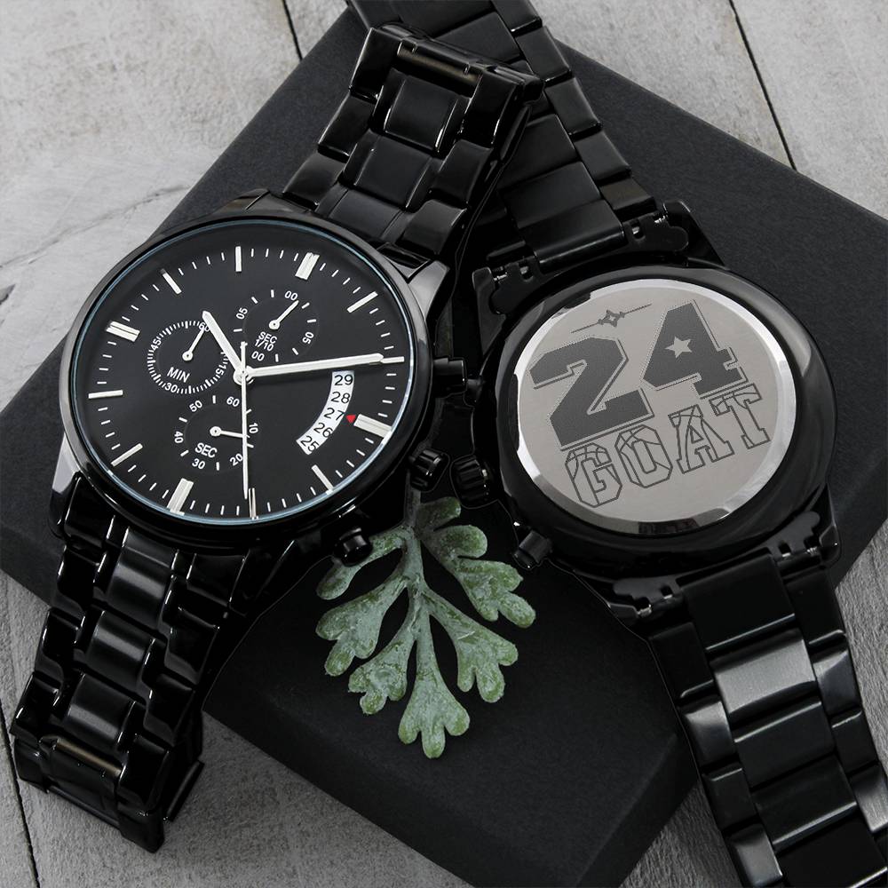 G.o.a.t 24 Chronograph Watch Engraving Chronograph Watch