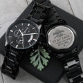 Stay Safe - Firefighter 2 Engraving Chronograph Watch