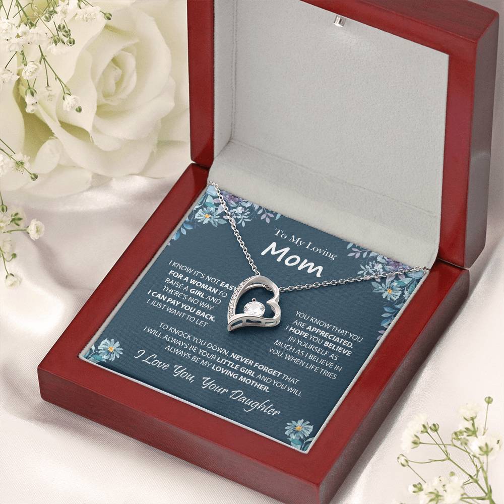 Mothers Day Heart Necklace Forever Love Mother Daughter 1 Forever Love Necklace