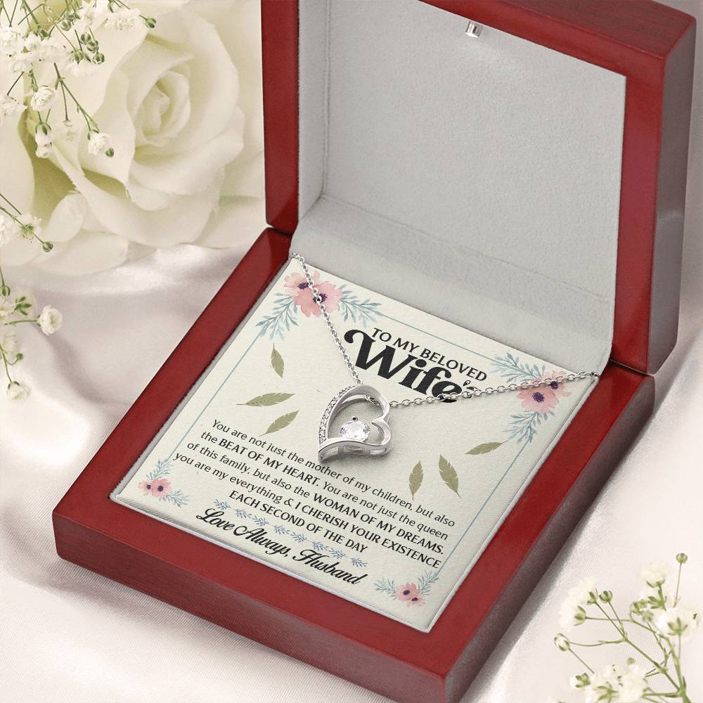 To My Beloved Wife 1 Forever Love Necklace