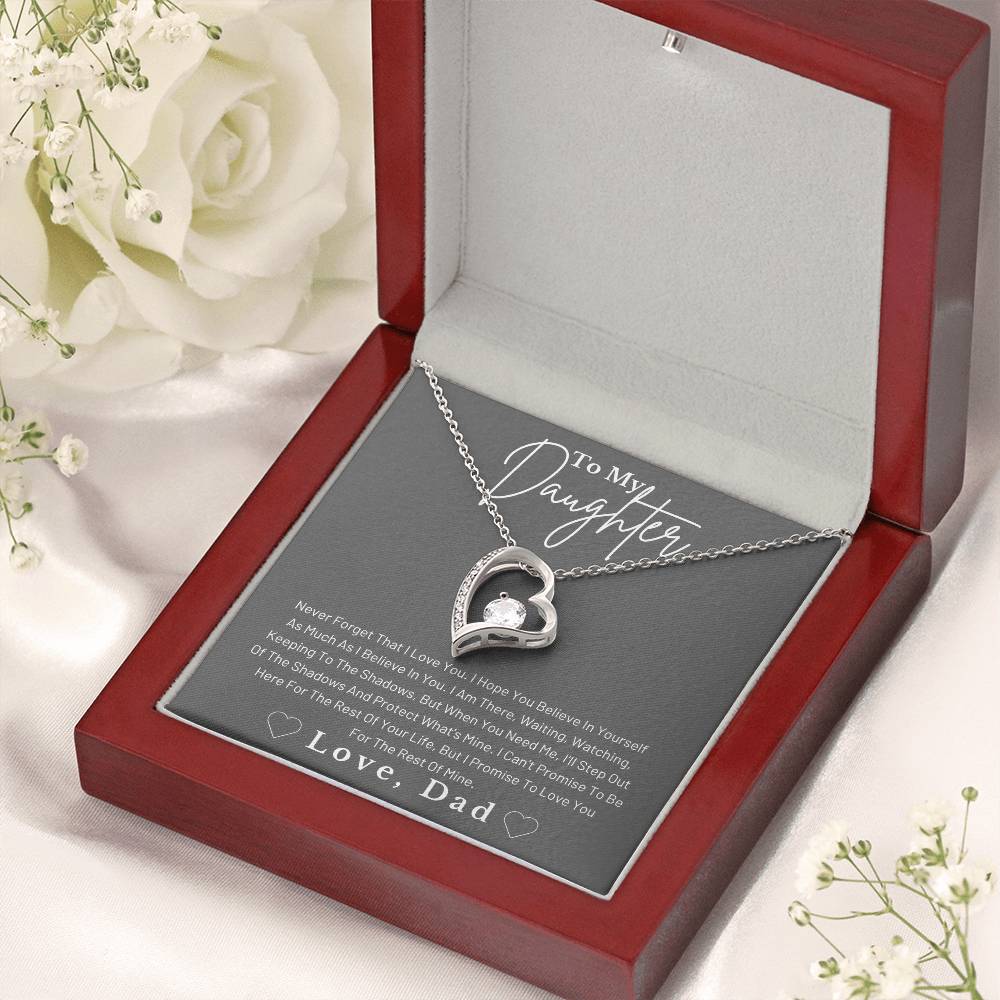 Dad To Daughter Forever Love Necklace Forever Love Necklace