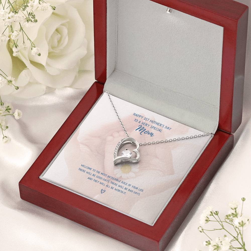 Forever Love Necklace First Mother's Day Daisy Forever Love Necklace