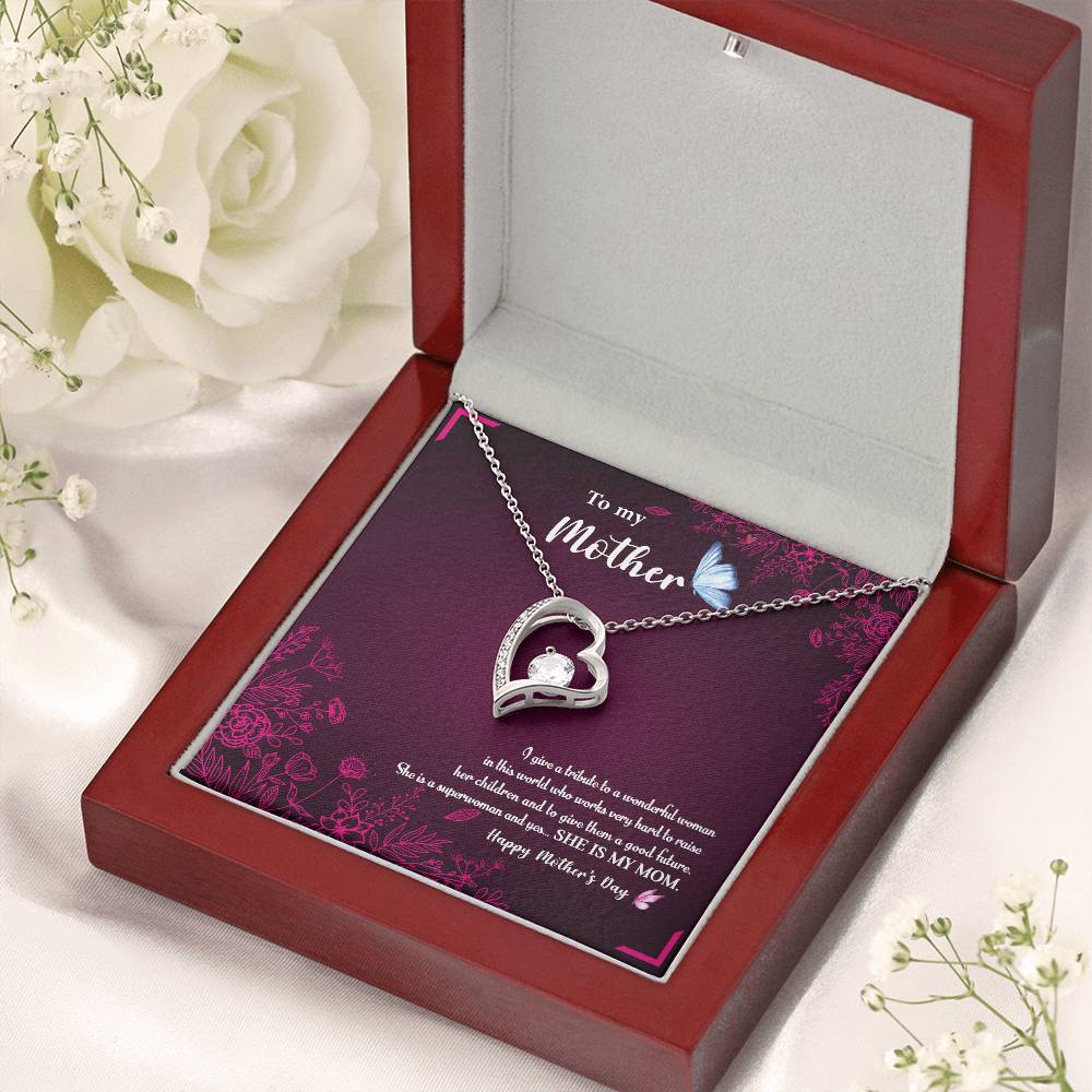 To My Mom 1 Forever Love Necklace