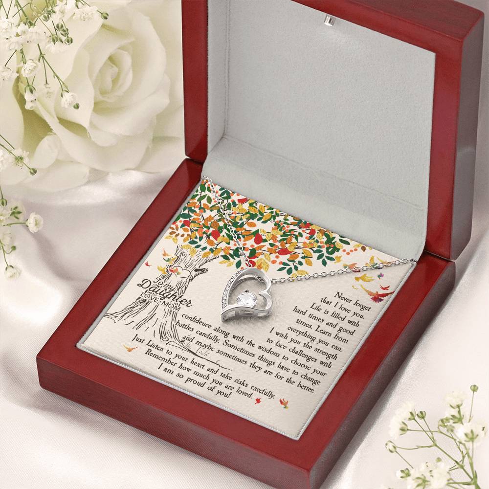 To My Daughter Necklace Never Forget How Much I Love You Gift For Daughter Daughter Necklace Gift Forever Love Necklace