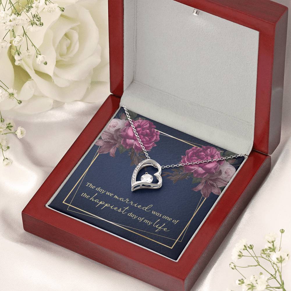 The Day We Married Forever Love Necklace