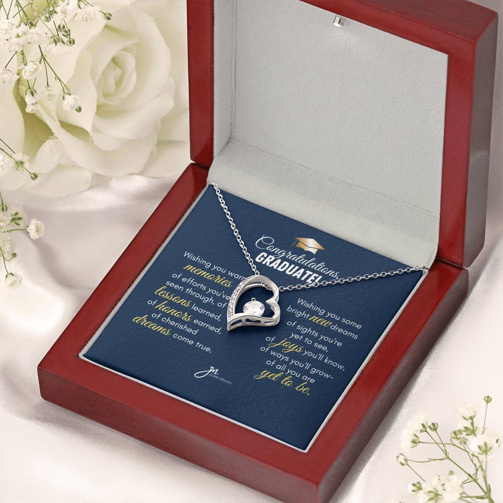 Mom To Daughter - Daughter Birthday Gift Daughter Jewelry Daughter Necklace Mom To Daughter Necklace Meaningful Necklace For Daughter Forever Love Necklace