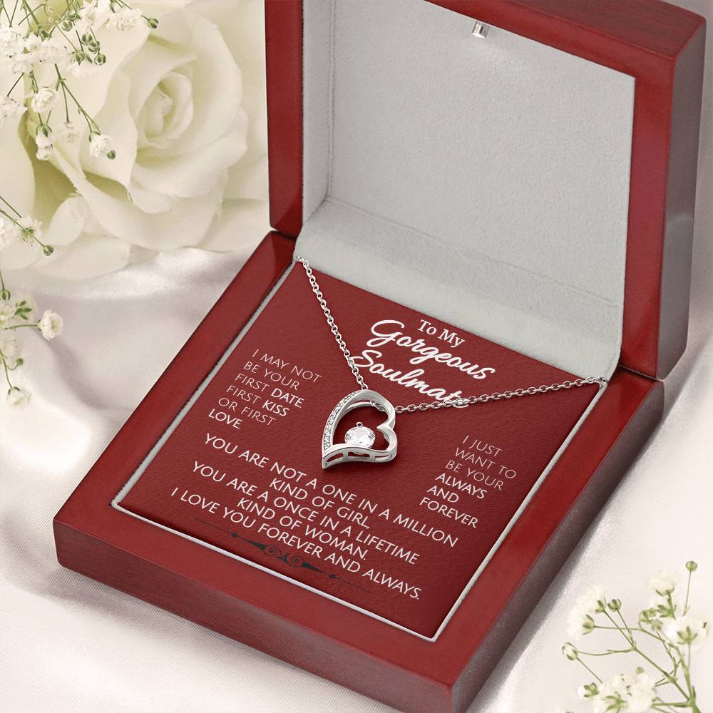 Forever Love Necklace To My Gorgeous Soulmate 1 Forever Love Necklace