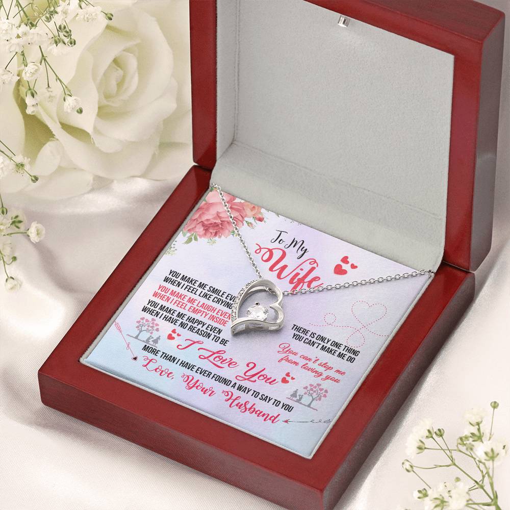 Forever Love Necklace To My Wife I Love You 1 Forever Love Necklace