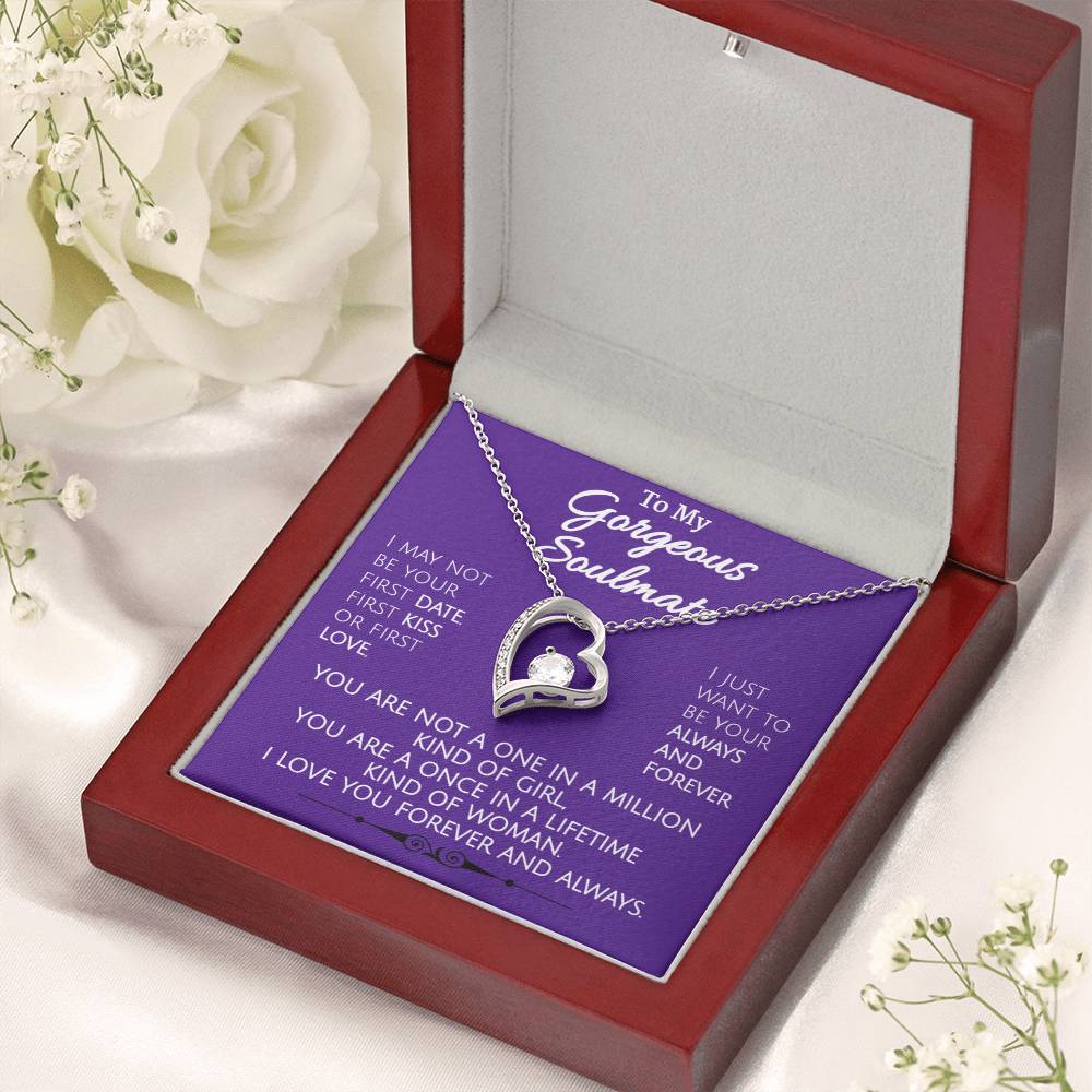 Forever And Always - Stunning Heart Necklace Forever Love Necklace