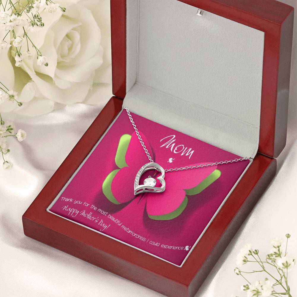 To My Mom 2 Forever Love Necklace