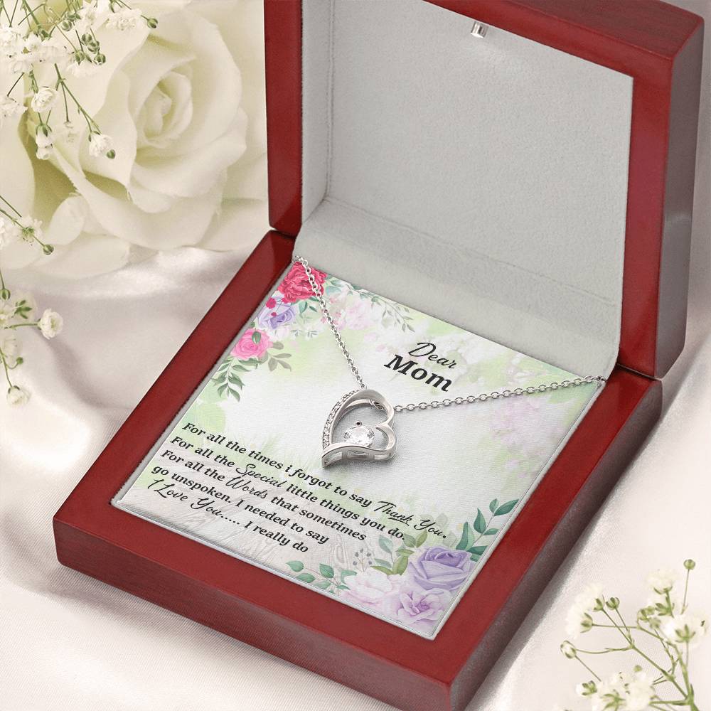 Thank You Mom Forever Love Necklace