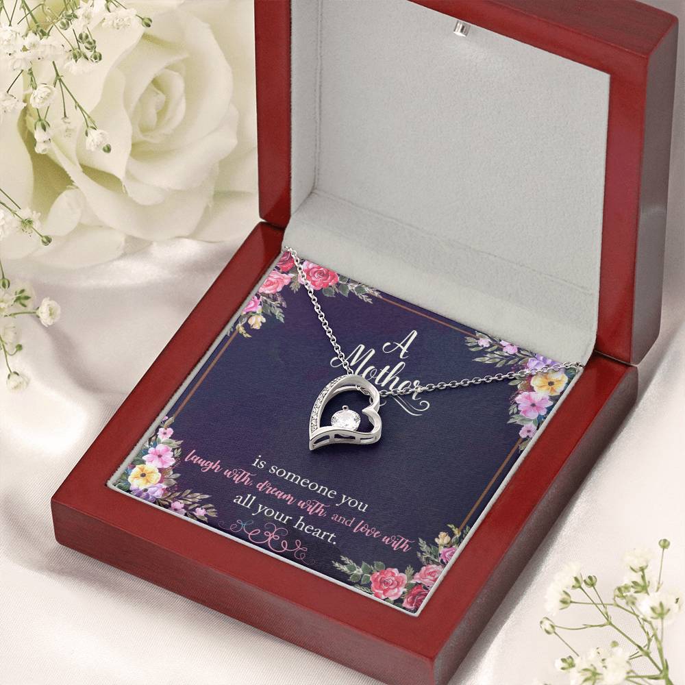 Love Mom Forever Love Necklace