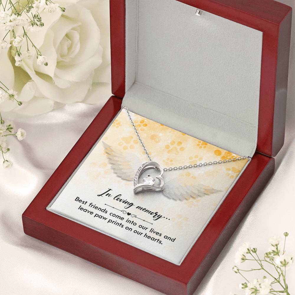 In Loving Memory Best Friends Come Into Necklace 1 Forever Love Necklace