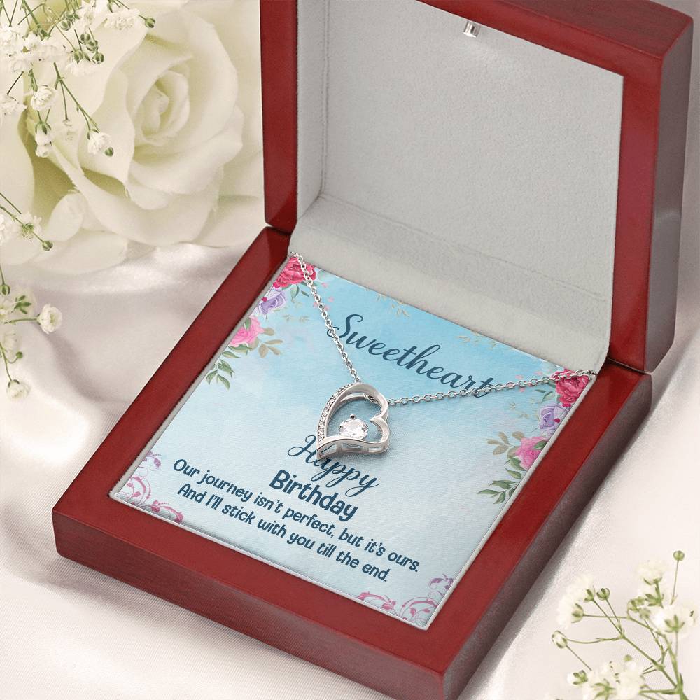 Happy Birthday To My Love - Forever Love Necklace Forever Love Necklace