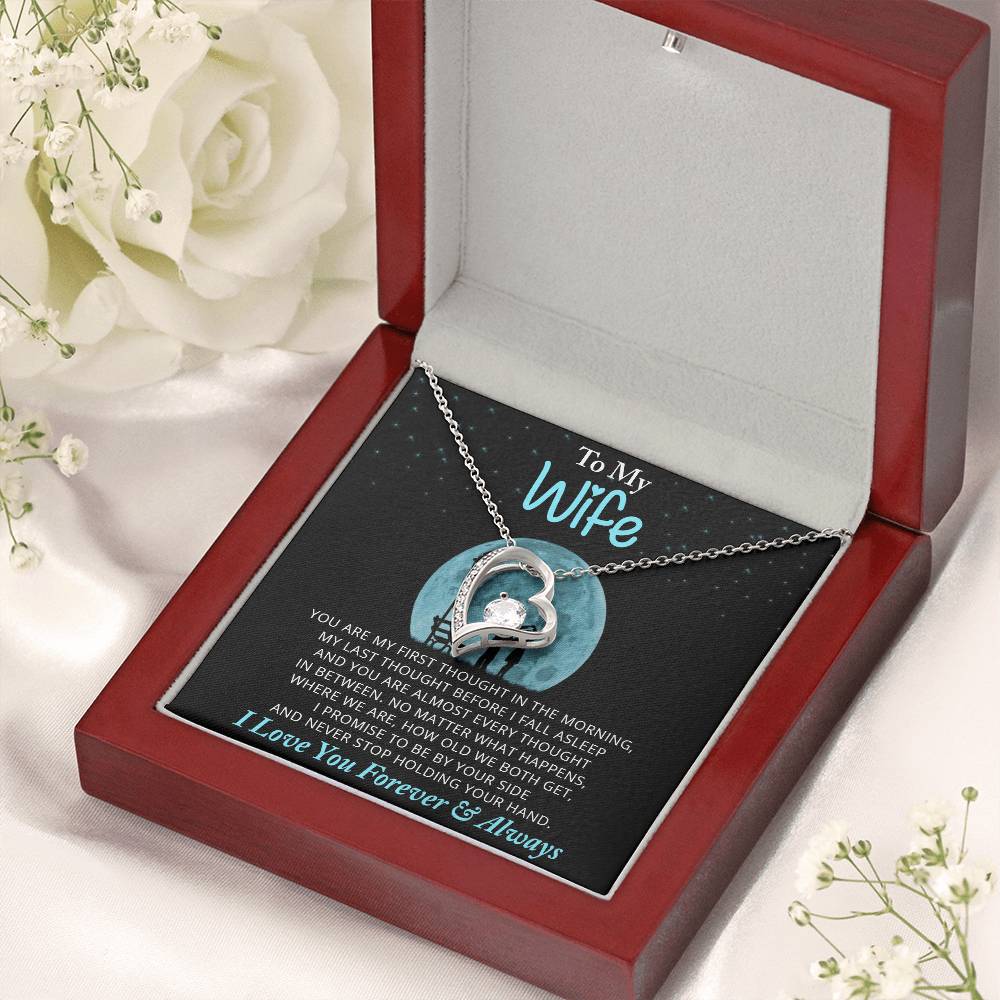 To My Wife Necklace Anniversary Gift For Wife Gift For Wife Wife Necklace Wife Birthday Gift Valentines Day Gift For Wife Forever Love Necklace
