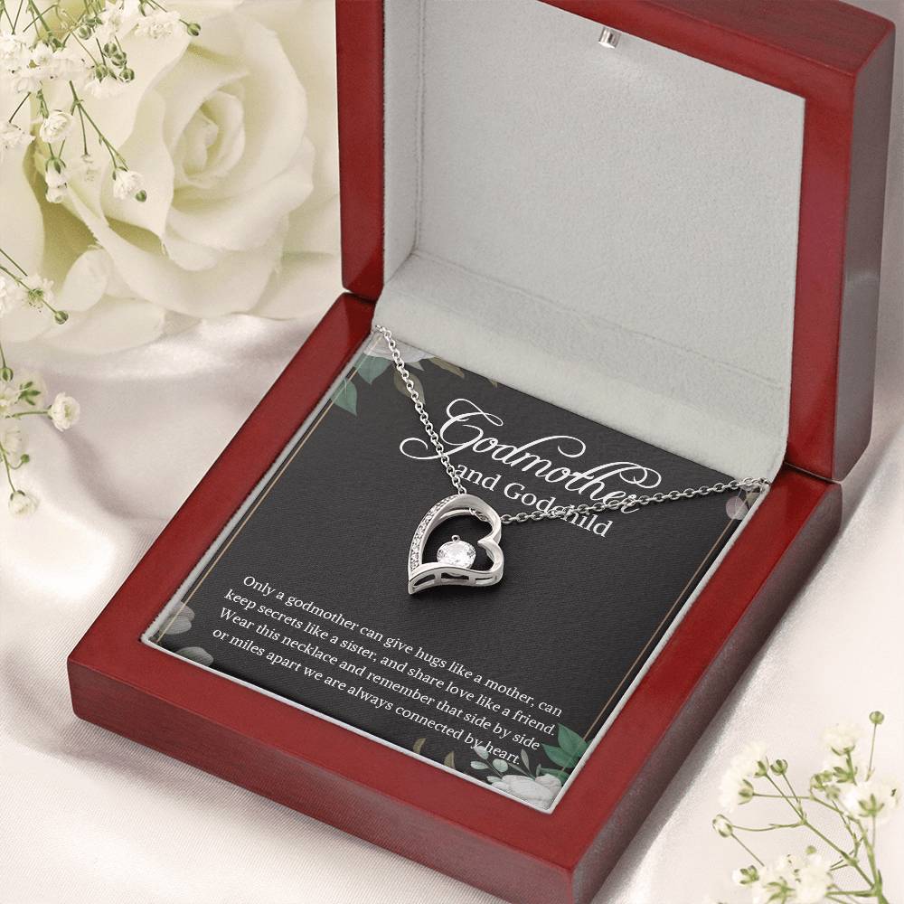 Godmother And Godchild Necklace Godmother & Goddaughter Necklace Gift Godmother And Godson Necklace Godmother Gift 1 Forever Love Necklace
