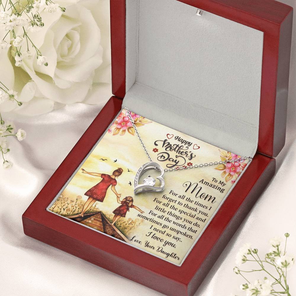 Best Necklace Gift For Mom Forever Love Necklace