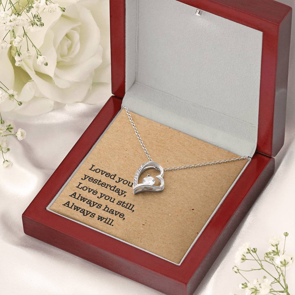 The Always Will Necklace - Customize Gift For Your Loved One ❤️ Forever Love Necklace