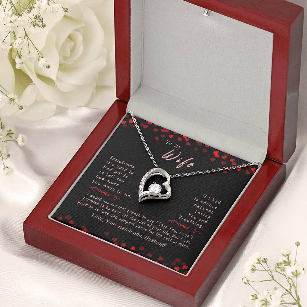 Forever Love Necklace From Handsome Husband 1 Forever Love Necklace