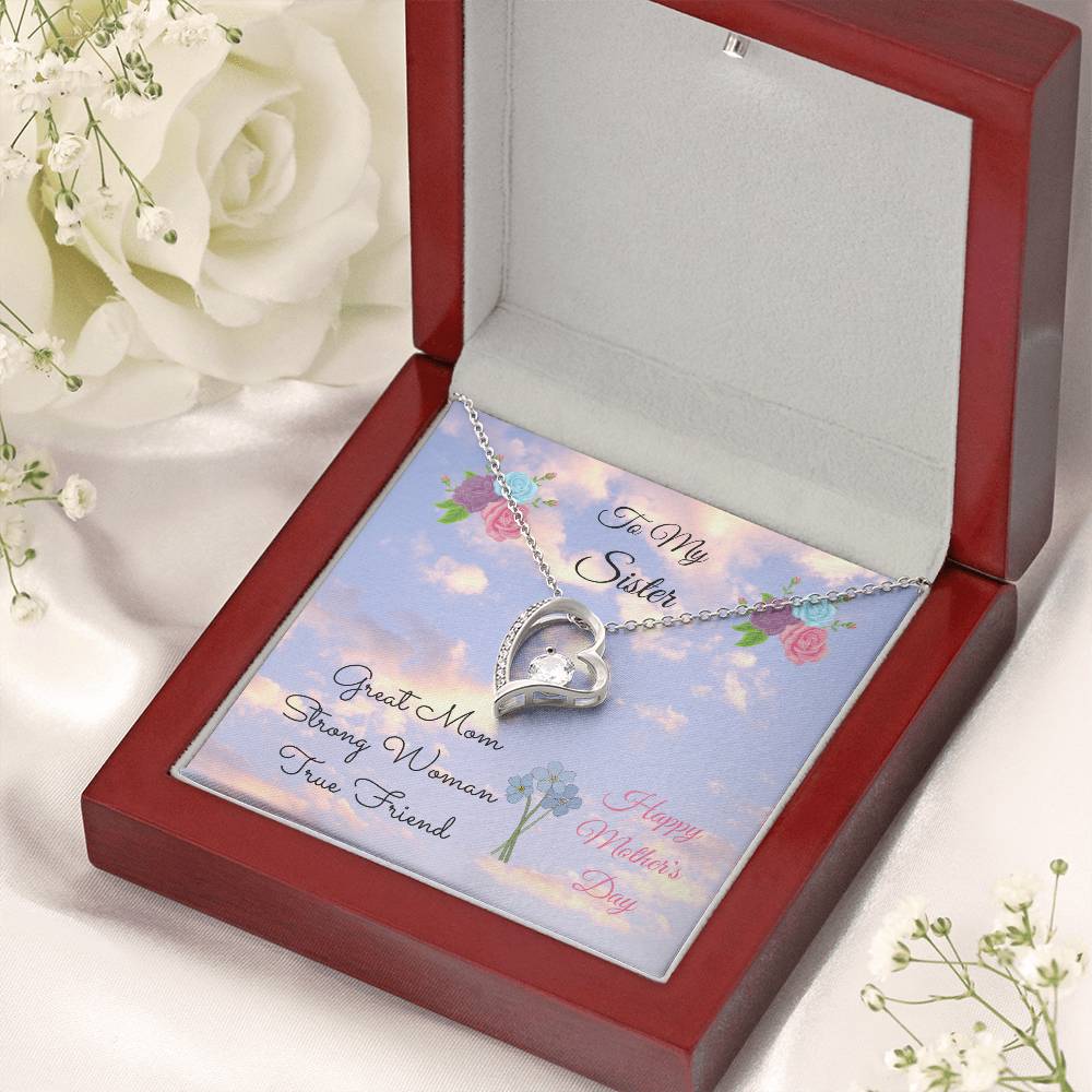 Mother's Day Gift For Sister Forever Love Necklace